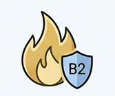 Brandverhalten Klasse B2 gemäß DIN 4102